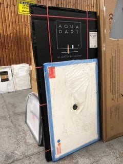 Lot 1070  
            Marchington SR18 - Collection 

                
(COLLECTION ONLY) CLEAR GLASS BLACK GRID PATTERN 1000 X 2000MM WET ROOM PANEL WIT...