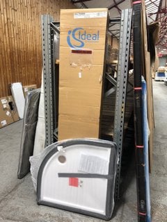 Lot 1071  
            Marchington SR18 - Collection 

                
(COLLECTION ONLY) CLEAR GLASS SILVER FRAMED 800 X 1900MM QUADRANT SHOWER ENCLOSUR...