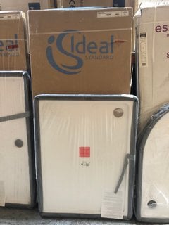 Lot 1073  
            Marchington SR18 - Collection 

                
(COLLECTION ONLY) CLEAR GLASS SILVER FRAMED 900 X 1900MM BIFOLD SHOWER DOOR WITH ...