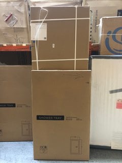 Lot 1076  
            Marchington SR18 - Collection 

                
(COLLECTION ONLY) CLEAR GLASS BLACK FRAMED 700 X 1900MM WET ROOM PANEL WITH A 120...