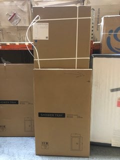 Lot 1077  
            Marchington SR18 - Collection 

                
(COLLECTION ONLY) CLEAR GLASS BLACK FRAMED 700 X 1900MM WET ROOM PANEL WITH A 120...