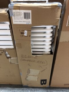 Lot 1092  
            Marchington SR18 - Delivery or Collection 

                
TRADITIONAL HORIZONTAL 2 COLUMN CAST IRON STYLE RADIATOR IN WHITE 1010 X 300MM - ...