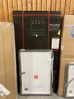 Lot 1114  
            Marchington SR18 - Collection 

                
(COLLECTION ONLY) CLEAR GLASS SILVER FRAMED 1000 X 2000MM WET ROOM PANEL WITH A P...