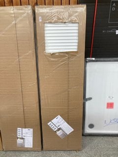 Lot 1115  
            Marchington SR18 - Delivery or Collection 

                
WHITE VERTICAL PLAIN FLAT PANEL TYPE 21 1800 X 500MM DESIGNER RADIATOR - ORIGINAL...