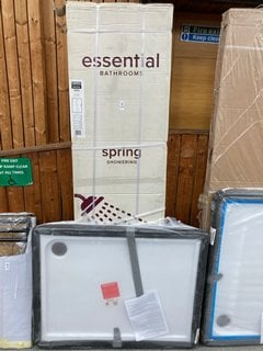 Lot 1140  
            Marchington SR18 - Collection 

                
(COLLECTION ONLY) CLEAR GLASS SILVER FRAMED 1000 X 1900MM SLIDING SHOWER DOOR WIT...