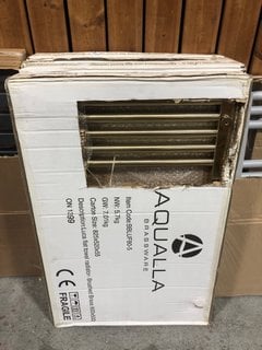 Lot 1146  
            Marchington SR18 - Delivery or Collection 

                
BRUSHED BRASS STRAIGHT TUBED HEATED TOWEL RADIATOR 800 X 500MM - ORIGINAL RRP £29...