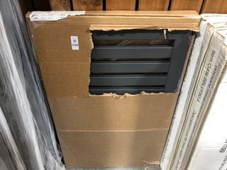 Lot 1148  
            Marchington SR18 - Delivery or Collection 

                
GUNMETAL BOX SECTION HEATED TOWEL RADIATOR 804 X 500MM - ORIGINAL RRP £325: LOCAT...