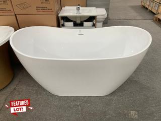 Lot 117  
            Marchington SR18 - Delivery or Collection 

                
1500 X 740MM MODERN TWIN SKINNED DOUBLE ENDED SLIPPER STYLE BATH WITH INTEGRAL WH...