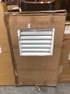 Lot 1187  
            Marchington SR18 - Delivery or Collection 

                
WHITE HORIZONTAL DOUBLE OVAL TUBED ALUMINUM RADIATOR 1020 X 600MM - ORIGINAL RRP ...