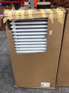 Lot 1189  
            Marchington SR18 - Delivery or Collection 

                
TRADITIONAL HORIZONTAL 3 COLUMN CAST IRON STYLE RADIATOR IN WHITE 1190 X 600MM - ...