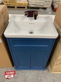 Lot 143  
            Marchington SR18 - Collection 

                
(COLLECTION ONLY) SANEUX SOFIA FLOOR STANDING 2 DOOR SINK UNIT IN PRUSSIAN BLUE W...
