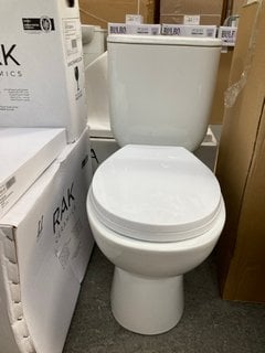 Lot 176  
            Marchington SR18 - Delivery or Collection 

                
RAK CLOSED COUPLED W/C WITH CISTERN FITTINGS, DUAL FLUSH TOP CHROME BUTTON & SEAT...