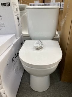 Lot 182  
            Marchington SR18 - Delivery or Collection 

                
RAK CLOSED COUPLED W/C WITH CISTERN FITTINGS, DUAL FLUSH TOP CHROME BUTTON & SEAT...