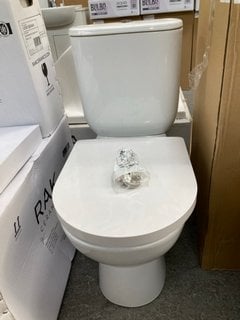 Lot 186  
            Marchington SR18 - Delivery or Collection 

                
RAK CLOSED COUPLED W/C WITH CISTERN FITTINGS, DUAL FLUSH TOP CHROME BUTTON & SEAT...