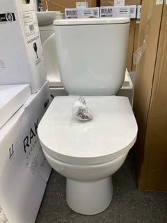 Lot 188  
            Marchington SR18 - Delivery or Collection 

                
RAK CLOSED COUPLED W/C WITH CISTERN FITTINGS, DUAL FLUSH TOP CHROME BUTTON & SEAT...