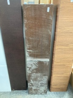 Lot 215  
            Marchington SR18 - Collection 

                
(COLLECTION ONLY) WALL HUNG 1 DOOR TALL BATHROOM CABINET IN DARK OAK 1500 X 360 X...