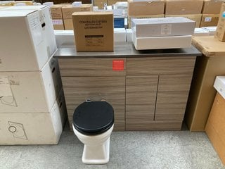 Lot 231  
            Marchington SR18 - Collection 

                
(COLLECTION ONLY) COMBINATION UNIT IN DRIFTWOOD TO INCLUDE 2 DOOR VANITY BASE UNI...