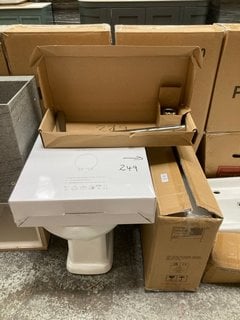 Lot 249  
            Marchington SR18 - Collection 

                
(COLLECTION ONLY) LOW LEVEL TRADITIONAL PAN WITH LOW LEVEL CISTERN COMPLETE WITH ...