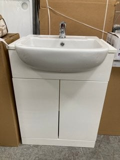 Lot 262  
            Marchington SR18 - Collection 

                
(COLLECTION ONLY) FLOOR STANDING 2 DOOR SEMI RECESSED SINK UNIT IN WHITE 610 X 45...