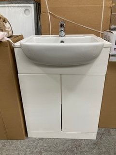 Lot 263  
            Marchington SR18 - Collection 

                
(COLLECTION ONLY) FLOOR STANDING 2 DOOR SEMI RECESSED SINK UNIT IN WHITE 610 X 45...