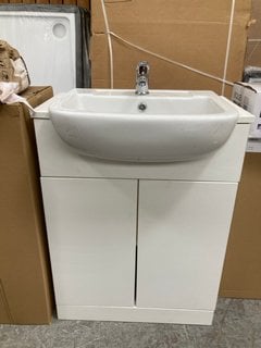 Lot 266  
            Marchington SR18 - Collection 

                
(COLLECTION ONLY) FLOOR STANDING 2 DOOR SEMI RECESSED SINK UNIT IN WHITE 610 X 45...