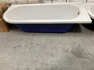 Lot 290  
            Marchington SR18 - Delivery or Collection 

                
BC DESIGNS SOLID BLUE 1700 X 730MM NTH RH J-SHAPED BATH - ORIGINAL RRP £590: LOCA...