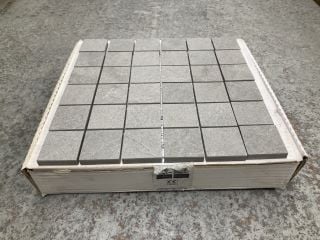 Lot 297  
            Marchington SR18 - Collection 

                
(COLLECTION ONLY) 1 BOX = 6 X 300MM2 GREY STONE MOSAIC TILE SHEETS - ORIGINAL RRP...