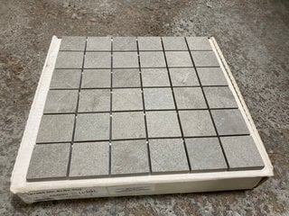 Lot 301  
            Marchington SR18 - Collection 

                
(COLLECTION ONLY) 1 BOX = 6 X 300MM2 GREY STONE MOSAIC TILE SHEETS - ORIGINAL RRP...