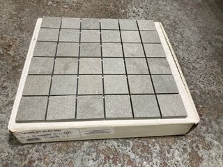 Lot 312  
            Marchington SR18 - Collection 

                
(COLLECTION ONLY) 1 BOX = 6 X 300MM2 GREY STONE MOSAIC TILE SHEETS - ORIGINAL RRP...