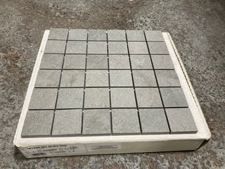 Lot 315  
            Marchington SR18 - Collection 

                
(COLLECTION ONLY) 1 BOX = 6 X 300MM2 GREY STONE MOSAIC TILE SHEETS - ORIGINAL RRP...