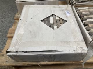 Lot 354  
            Marchington SR18 - Collection 

                
(COLLECTION ONLY) 1 BOX = 11 SHEETS 305MM2 STONE BROWN PENCIL MIXED MOSAIC TILE S...