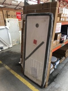 Lot 355  
            Marchington SR18 - Collection 

                
(COLLECTION ONLY) CLEAR GLASS BRUSHED BRASS FRAMED 1700 X 1850MM SLIDING SHOWER D...