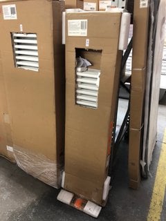 Lot 356  
            Marchington SR18 - Delivery or Collection 

                
TRADITIONAL HORIZONTAL 3 COLUMN CAST IRON STYLE RADIATOR IN WHITE 1010 X 300MM - ...