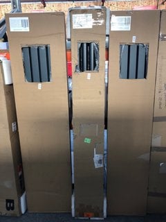 Lot 365  
            Marchington SR18 - Delivery or Collection 

                
BLACK VERTICAL DOUBLE OVAL TUBED RADIATOR 1780 X 236MM - ORIGINAL RRP £640: LOCAT...