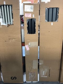Lot 372  
            Marchington SR18 - Delivery or Collection 

                
BLACK VERTICAL DOUBLE OVAL TUBED RADIATOR 1600 X 236MM - ORIGINAL RRP £540: LOCAT...