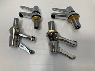 Lot 409  
            Marchington SR18 - Delivery or Collection 

                
SET OF LEVER ACTION BATH & BASIN PILLAR TAPS IN CHROME - ORIGINAL RRP £210: LOCAT...