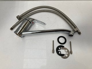 Lot 440  
            Marchington SR18 - Delivery or Collection 

                
MONO KITCHEN SINK MIXER TAP IN CHROME WITH SWIVEL SPOUT - ORIGINAL RRP £135: LOCA...