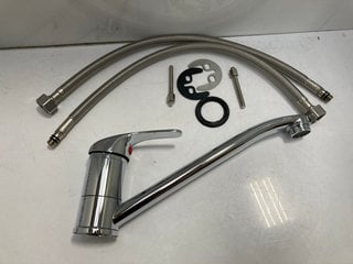 Lot 446  
            Marchington SR18 - Delivery or Collection 

                
MONO KITCHEN SINK MIXER TAP IN CHROME WITH SWIVEL SPOUT - ORIGINAL RRP £135: LOCA...