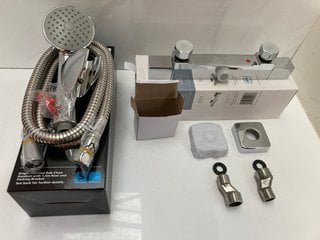 Lot 453  
            Marchington SR18 - Delivery or Collection 

                
THERMOSTATIC BAR SHOWER VALVE IN CHROME WITH SHOWER HANDSET, HOSE & PARKING BRACK...
