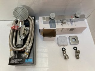 Lot 457  
            Marchington SR18 - Delivery or Collection 

                
THERMOSTATIC BAR SHOWER VALVE IN CHROME WITH SHOWER HANDSET, HOSE & PARKING BRACK...