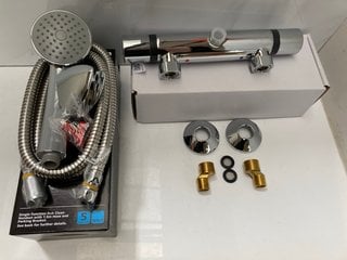 Lot 459  
            Marchington SR18 - Delivery or Collection 

                
THERMOSTATIC BAR SHOWER VALVE IN CHROME WITH SHOWER HANDSET, HOSE & PARKING BRACK...