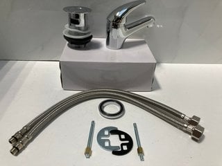 Lot 476  
            Marchington SR18 - Delivery or Collection 

                
MONO BASIN MIXER TAP IN CHROME WITH SPRUNG WASTE - ORIGINAL RRP £205: LOCATION - ...