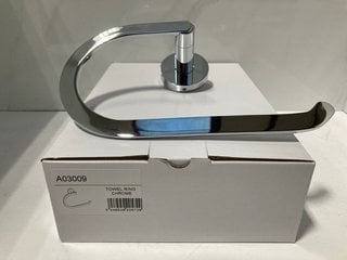 Lot 483  
            Marchington SR18 - Delivery or Collection 

                
QTY OF CHROME TOWEL RINGS - ORIGINAL RRP £250: LOCATION - RACKING 1