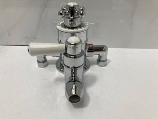 Lot 498  
            Marchington SR18 - Delivery or Collection 

                
TRADITIONAL TWIN EXPOSED SHOWER VALVE IN CHROME - ORIGINAL RRP £425: LOCATION - R...