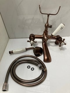 Lot 510  
            Marchington SR18 - Delivery or Collection 

                
TRADITIONAL BSM IN OIL RUBBED BRONZE WITH SHOWER HANDSET & HOSE - ORIGINAL RRP £3...