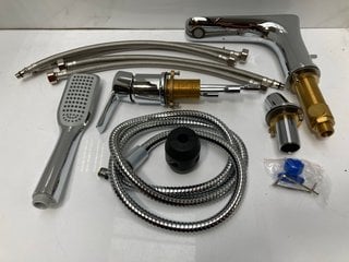 Lot 522  
            Marchington SR18 - Delivery or Collection 

                
DECK MOUNTED 3TH BSM IN CHROME WITH SHOWER HANDSET & HOSE - ORIGINAL RRP £385: LO...