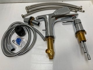 Lot 523  
            Marchington SR18 - Delivery or Collection 

                
DECK MOUNTED 3TH BSM IN CHROME WITH SHOWER HANDSET & HOSE - ORIGINAL RRP £385: LO...