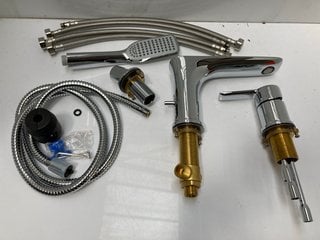 Lot 524  
            Marchington SR18 - Delivery or Collection 

                
DECK MOUNTED 3TH BSM IN CHROME WITH SHOWER HANDSET & HOSE - ORIGINAL RRP £385: LO...