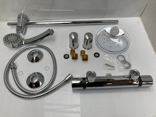 Lot 573  
            Marchington SR18 - Delivery or Collection 

                
THERMOSTATIC BAR SHOWER VALVE IN CHROME WITH SHOWER SLIDE RAIL KIT, MULTI FUNCTIO...