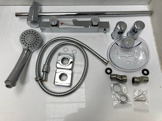 Lot 588  
            Marchington SR18 - Delivery or Collection 

                
THERMOSTATIC BAR SHOWER VALVE IN CHROME WITH SHOWER SLIDE RAIL KIT, MULTI FUNCTIO...